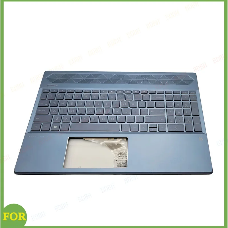 

Синяя клавиатура с подсветкой и упором для рук для HP Pavilion 15-CS2079NR 15-CW 15-CS3073CL US