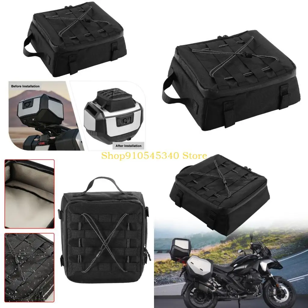 U2JA Motorcycle Travel Luggage Bag Top Handle High Capacity Motorcycle Rear Storage Pack Easy to Carry for Car R 1300 GS