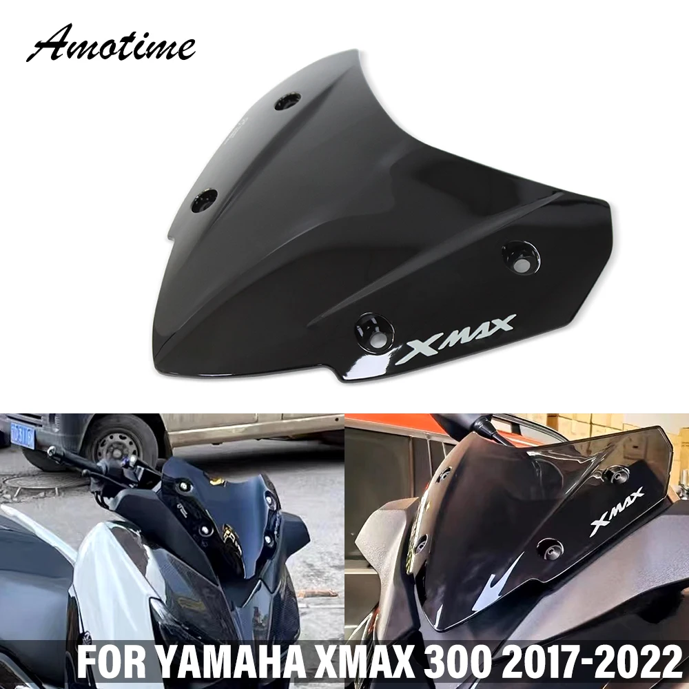 Motorcycle Sport Windshield WindScreen Visor Viser For YAMAHA XMAX300 XMAX250 XMAX 250 300 X-MAX 2017 2018 2019 2020 2021 2022