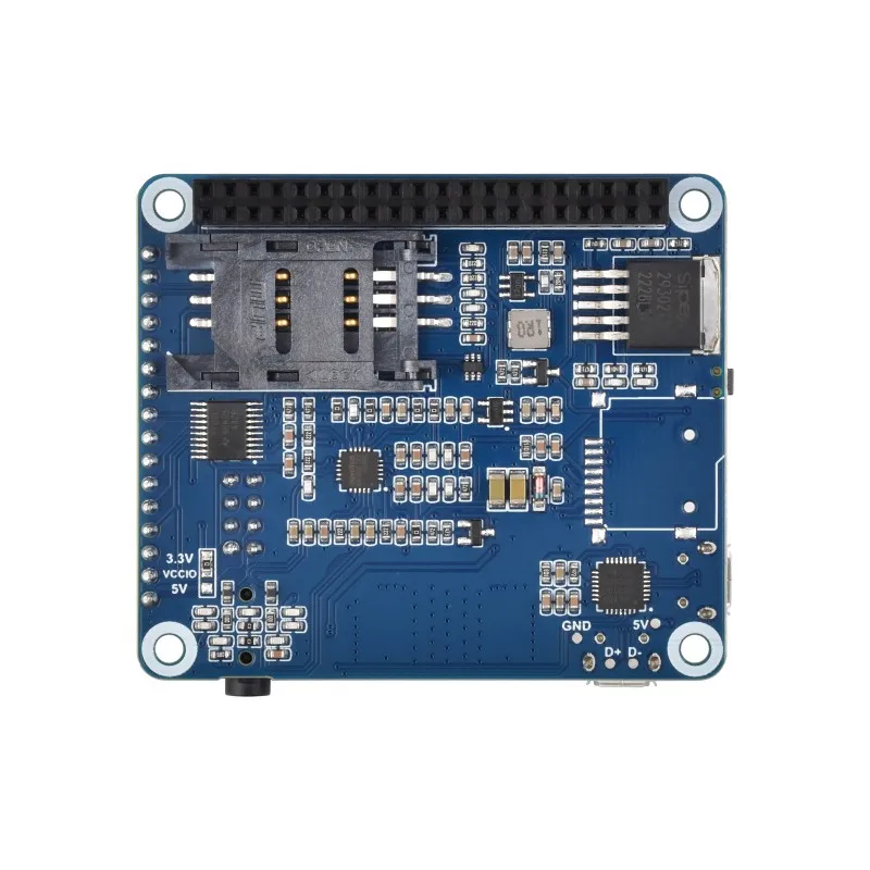 TopElec SIM7600NA-H 4G HAT for Raspberry Pi, LTE Cat-4 4G Support, GNSS Positioning, for North America, for North America