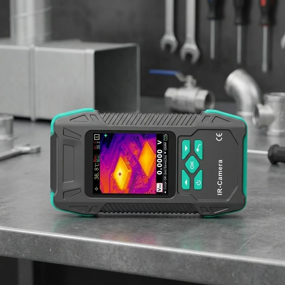 Thermal Imaging Camera 320x240 Color Touchscreen With Detachable M Lens Multi Language Interface USB Data Transfer PC