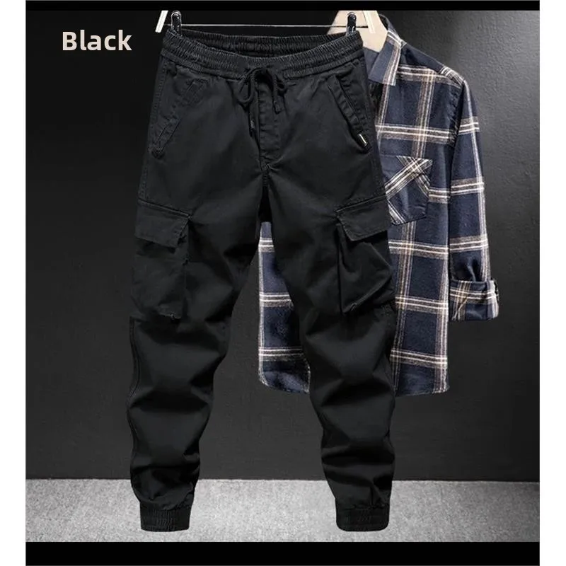 

American Sle Summer Casual Pants Loose Fit Workwear Trousers for Men Outdoor Wear Resistant Labor Protection Jeans