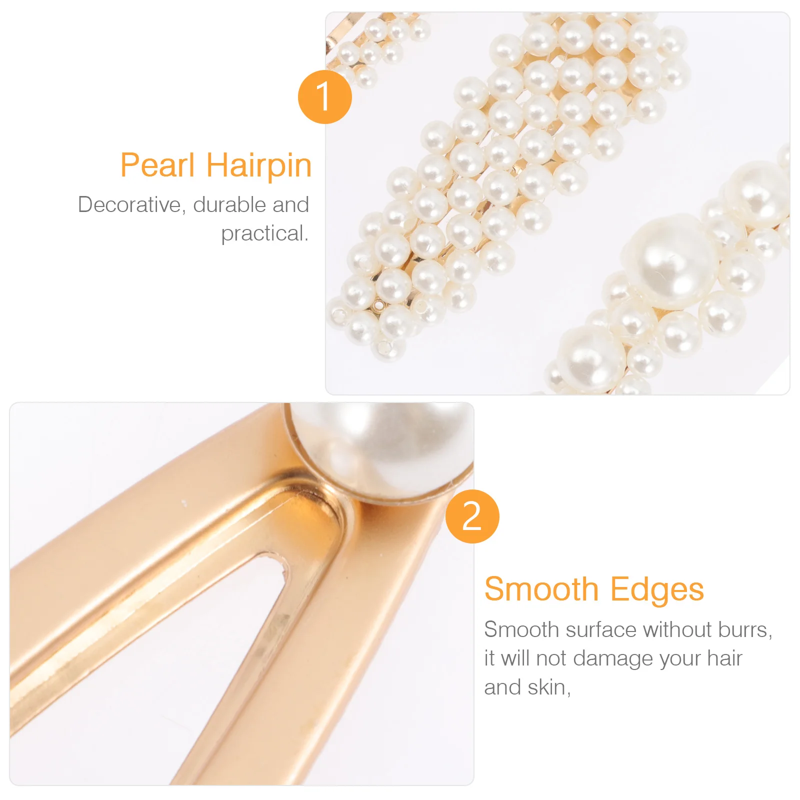

10pcs Pearl Hairpin Set Vintage Alloy Clips for Girls Women Bridal Wedding Hair Accessories Cute Durable Practical