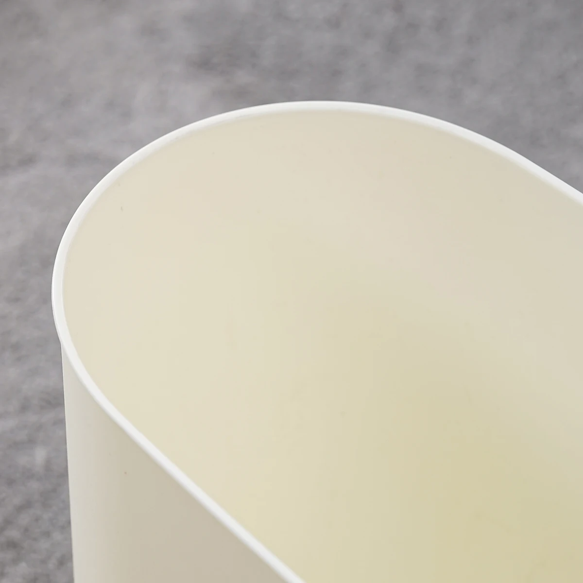 

Trash Can with Lid Garbage Basket Slim Toilet Bin Small Wastebasket Plastic Bedroom Kitchen Bathroom