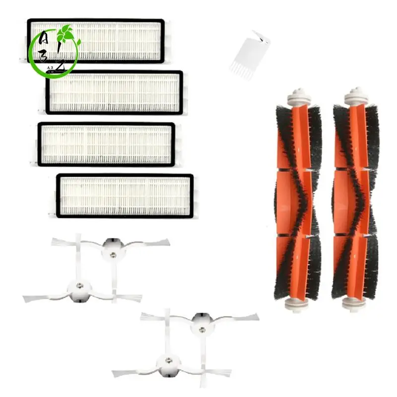 

A31Z-HEPA Filter + Side Brush + Main Brush For Xiaomi Vacuum For Roborock S1 S2 S50 Robot Vacuum Cleaner Parts Accessories
