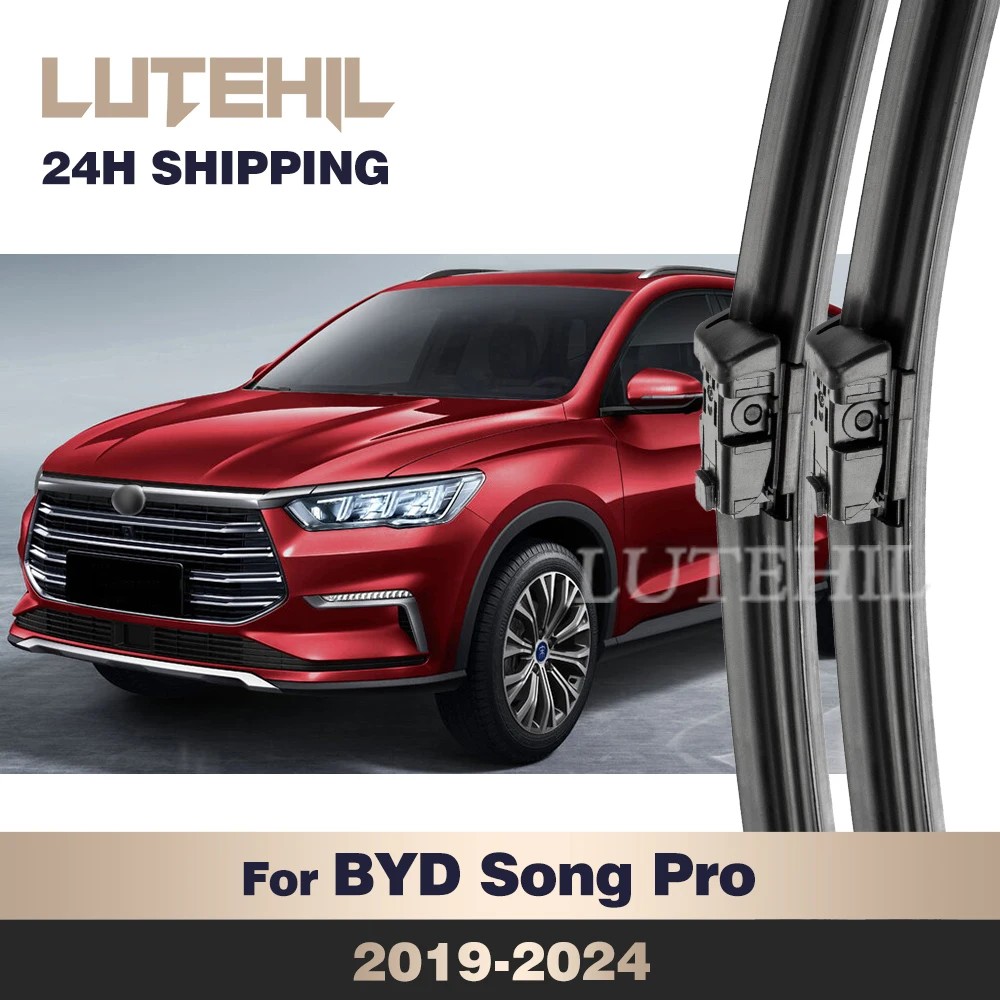 

Стеклоочиститель LUTEHIL для BYD Song Pro 2019-2024 2020 2021 2022 2023 стеклоочиститель передние щетки стеклоочистителя лобовое стекло щетка 24 "+ 16"
