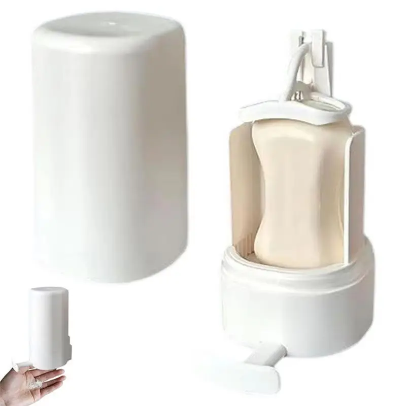 SHGO Wall Mounted Soap for Grinder Dispenser, Bar Soap Shaver, Waterproof Foamflaker for Home & Outdoor Use, Adjustable
