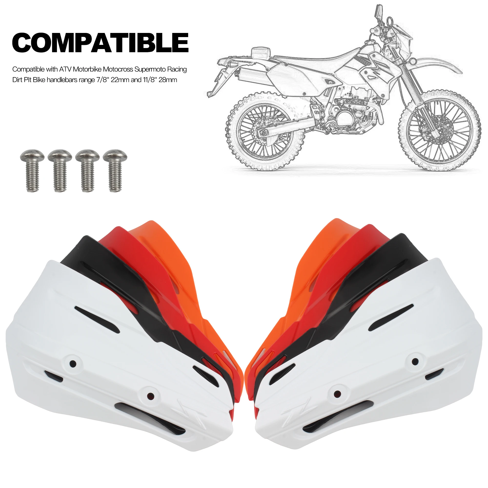

Enduro Handguards Motorcycle Hand Guards Protection Dirt Bike for KTM Honda Kawasaki Yamaha KLX CRF YZ EXC Motorcross Handguard