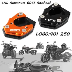 For Husqvarna VITPILEN 401 Svartpilen 401 250 2018-22 2023 Motorcycle CNC Kickstand Pad Foot Side Stand Extension Support Plate