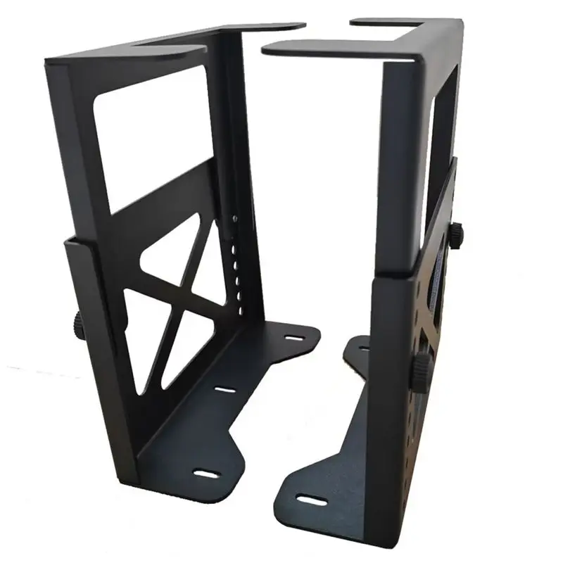 A60F-Adjustable Under Desk PC Or NAS Mount Bracket Holder Compatible With NAS,CPU,UPS,Small Form Factor Desktop Tower