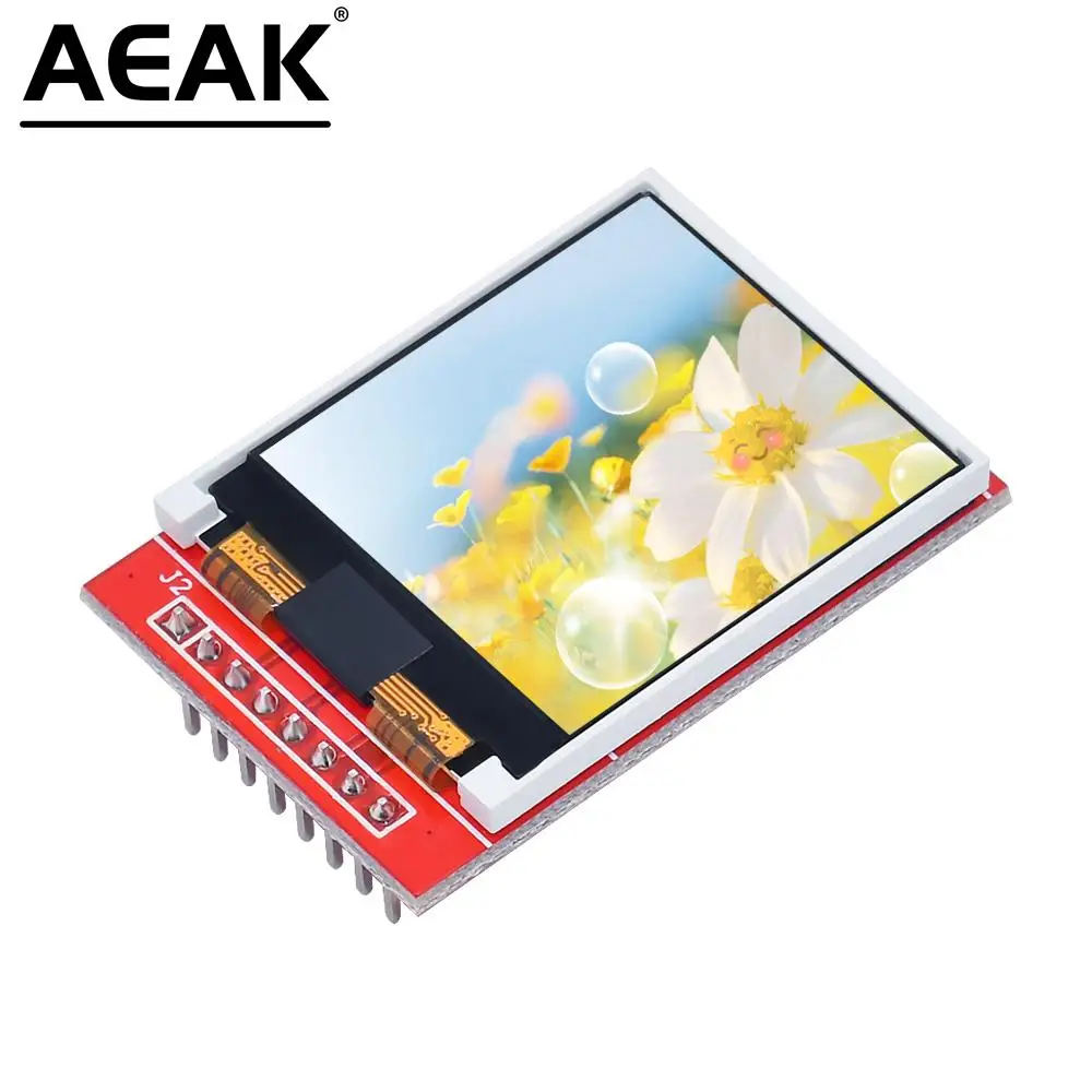 AEAK 5V 3.3V 1.44 inch TFT LCD Display Module 128*128 Color Sreen SPI Compatible For Arduino mega2560 STM32 SCM 51