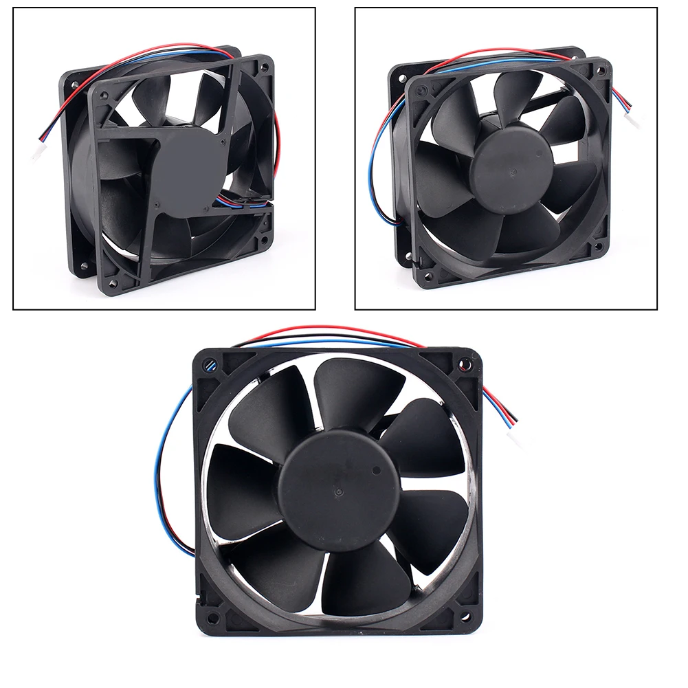 Industrial Cooling Fan Ball Bearing Cooling Fan 12cm 12/24V  Industrial Fan For Cabinet Welding Machine