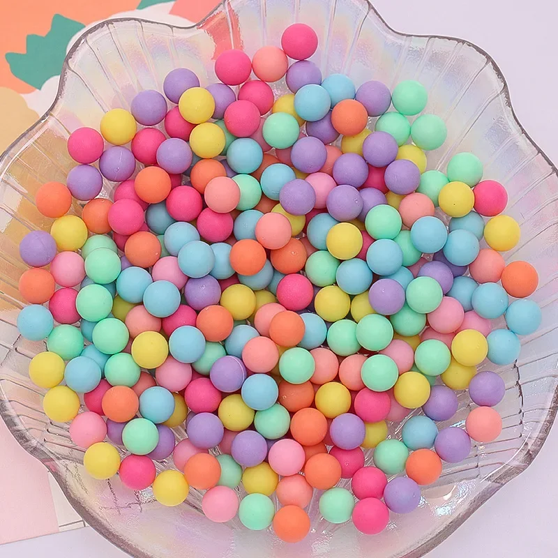 80pcs Cartoon Round Resin Charms Crafts Embellishments Diy Cabochons Decoration Accessories