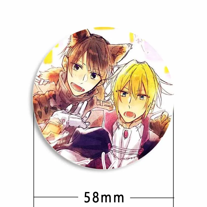 58mm Lapel Pins Anime Brooch Round Manga SASAKI and MIYANO Brooches for Women Backpack Clothes Enamel Pin Cartoon Cosplay Badges
