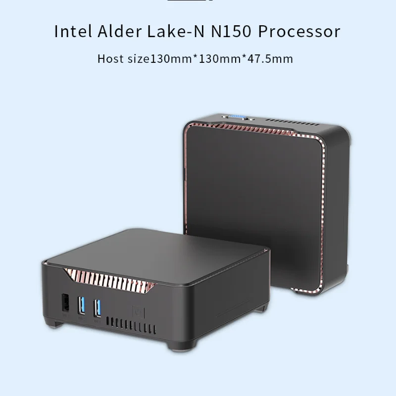 GMKtec Mini PC GK3 PLUS Windows 11 Pro 12e génération intel Alder Lake N150 CPU WiFi 6 Triple sortie 4K HD résolution Mini PC de bureau