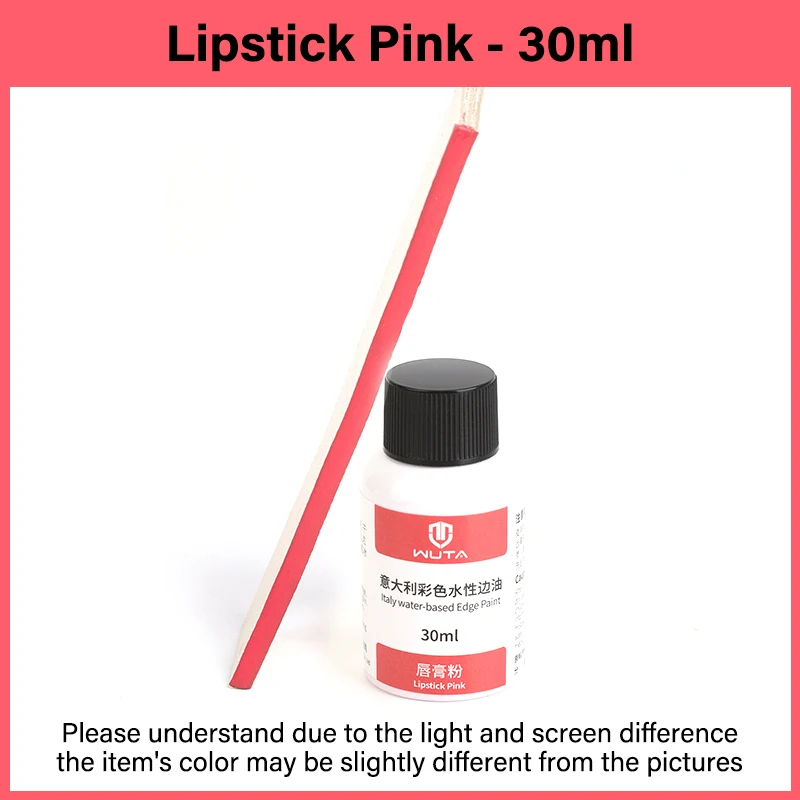WUTA 30 ml professionelle Lederrandfarbe, Ölfarbe, Randverband, Farbmäntel, Leder-Finish, Zubehör, DIY-Handwerk, Leder-Schuhkanten