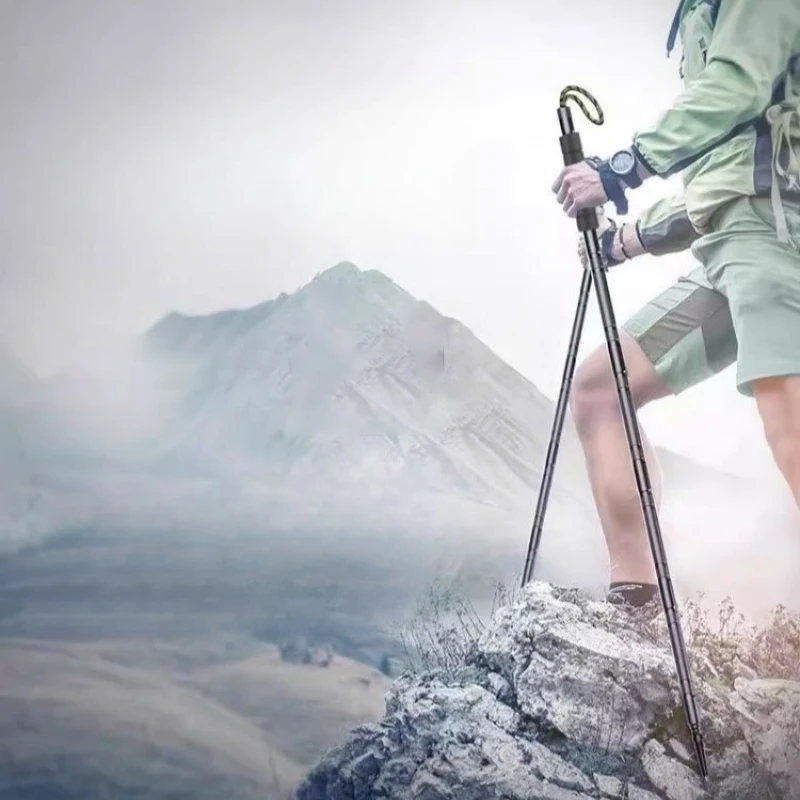 

Многофункциональные палки для треккинга на открытом воздухе, противоскользящие палки для пешего туризма, палки для альпинизма, треккинговое снаряжение для кемпинга