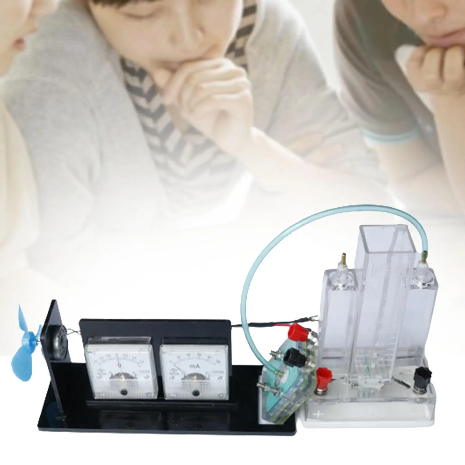 Hydrogen Fuel Demonstrator Teaching Tool DIY Technology Lab Equipment Water Electrolysis Experimenter for School Senior Teens