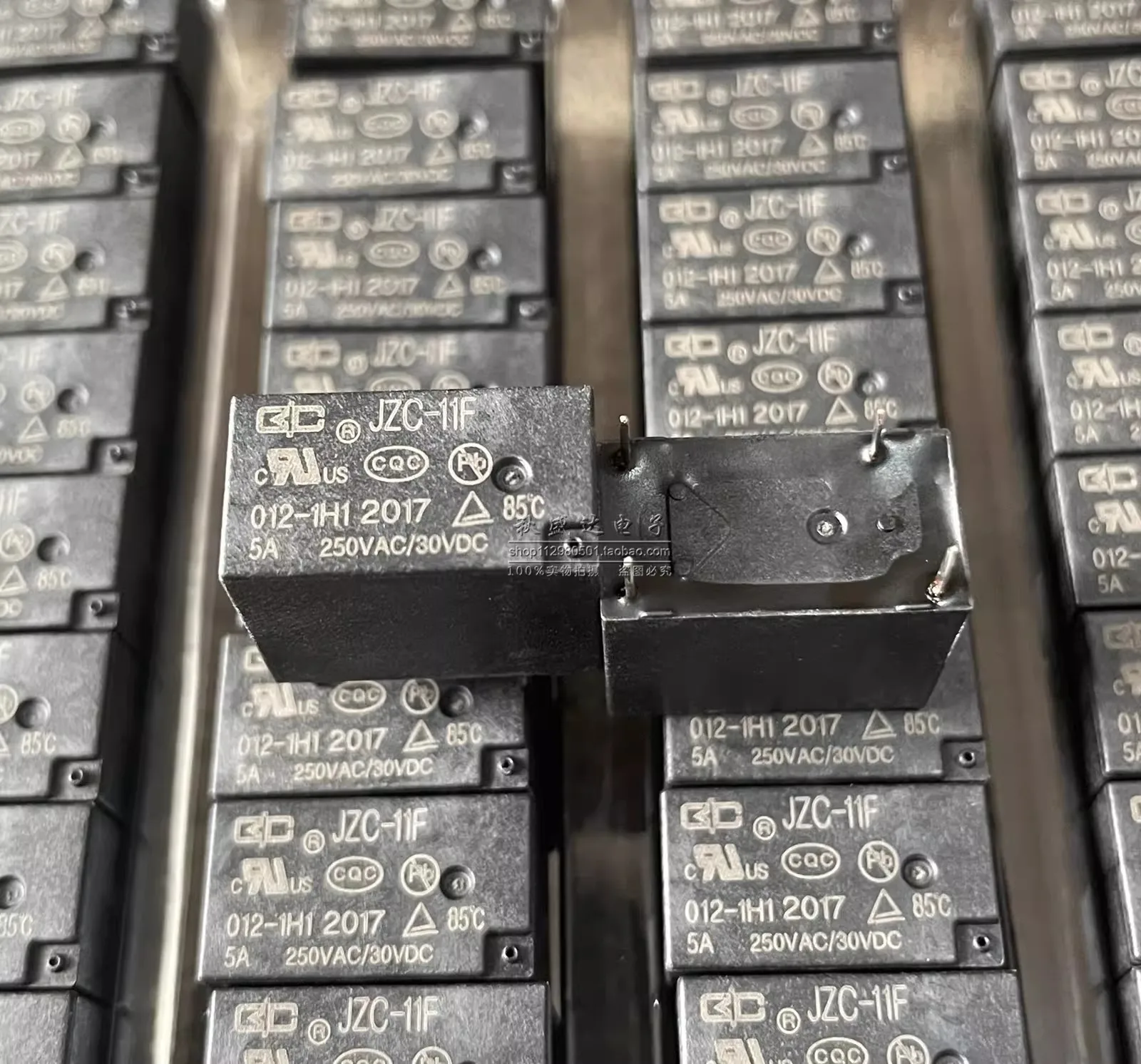 (10PCS)JZC-11F/012-1H1 Brand New Original Relay 5A 1 Normally Open Contact In Stock 4 Pins