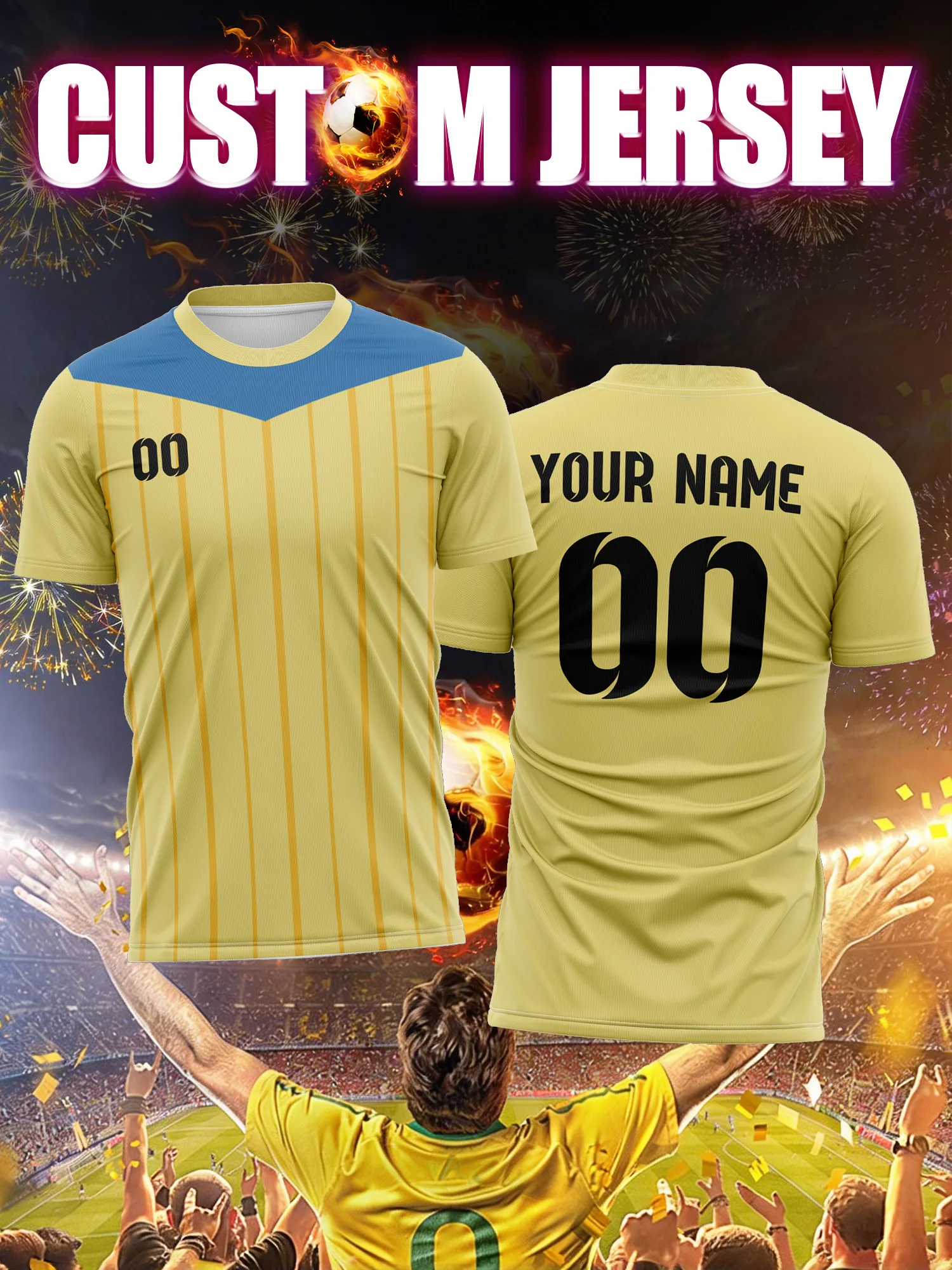 

Футбольная форма с индивидуальным изображением, номером и именем, высококачественная и доступная по цене, быстросохнущая, дышащая, повседневная форма для болельщиков