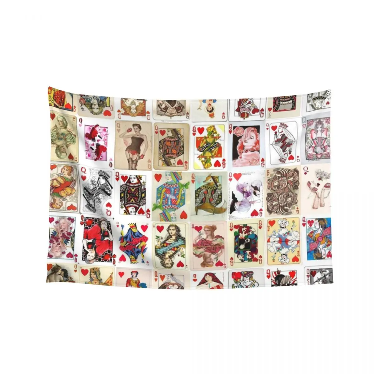 

Queen of Hearts Tapestry Cute Decor Aesthetic Home Decor Room Decoration Aesthetic Decorative Wall Murals Tapestry