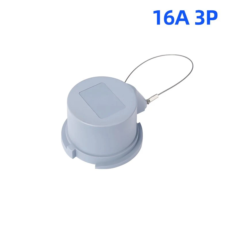 Industrial Plug with IP67 Dustproof and Flame-Retardant Protective Cover 3P 16A Four-P Five-Core 32A Waterproof Cover 63A/125A
