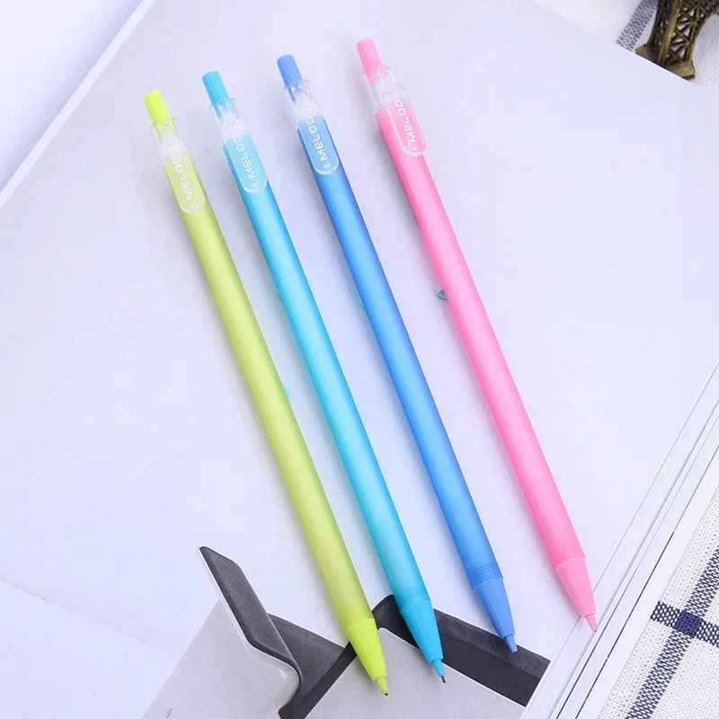 Wholesale Stationery 36pcs Candy Color Mechanical Pencil Thin 0.5mm School Pencils Kawaii Stationery Supplies Mechanical Pencil