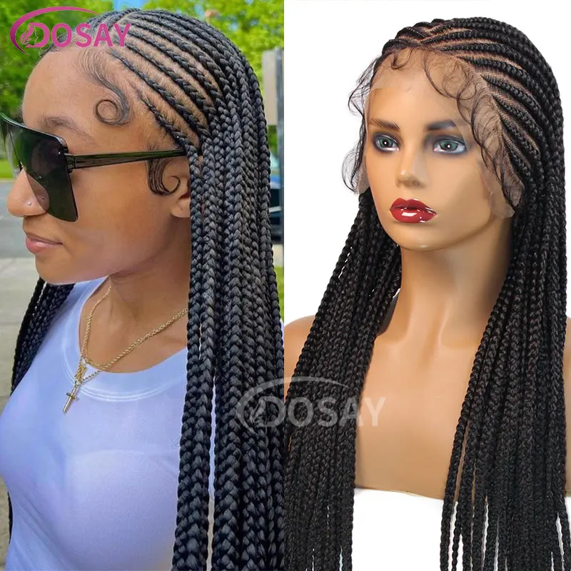 Synthetic Cornrow Box Braided Wig 36