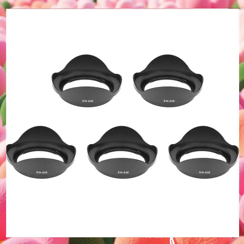 

5X Replacement Digital Lens Hood EW-83E For Canon 16-35Mm, 20-35Mm, 17-35Mm, 17-40Mm And 10-22Mm Lenses-ABJU