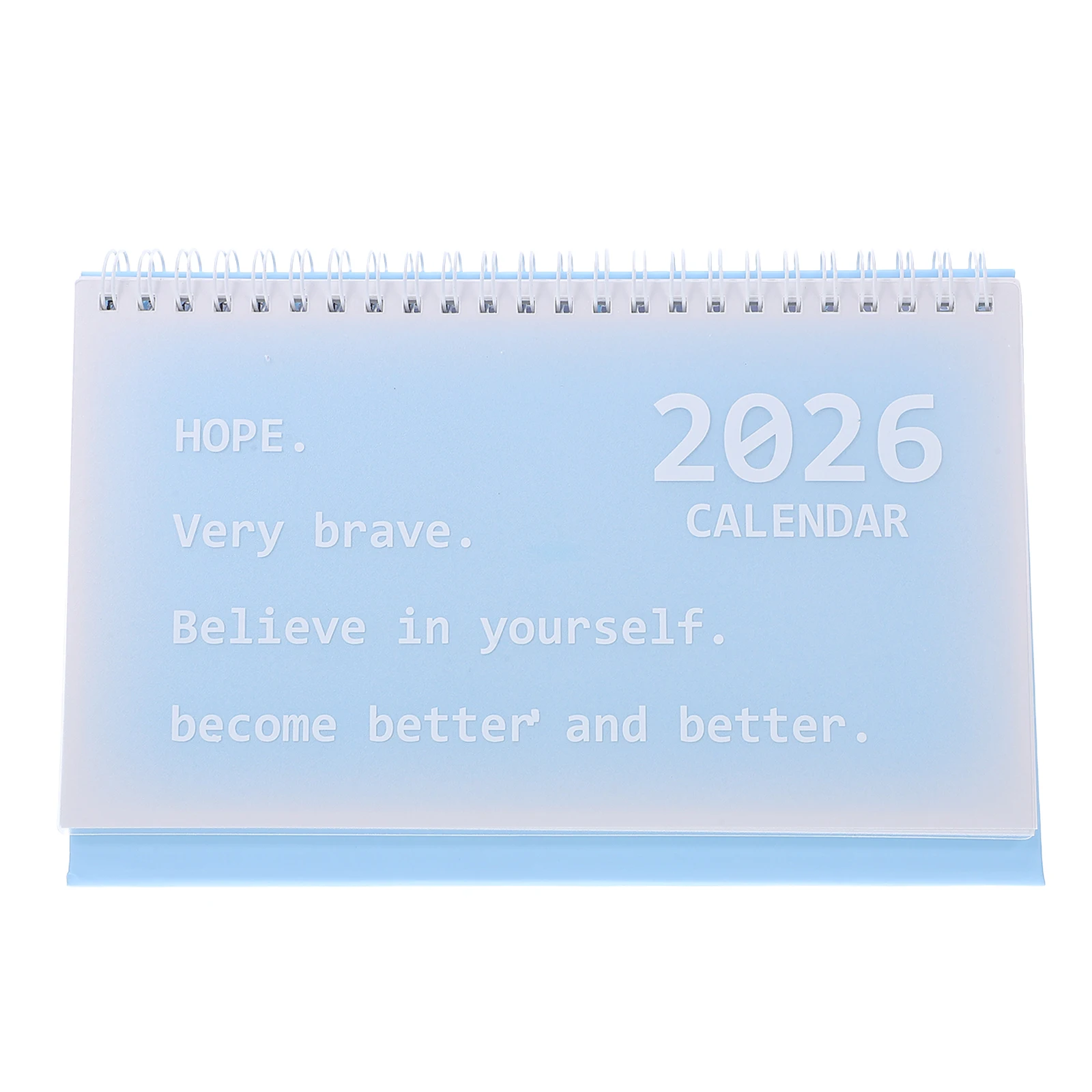 

Spiral Calendar 2026 Freestanding Desk Planner Clear Layout Good Paper Quality Sturdy Binding Home School Office