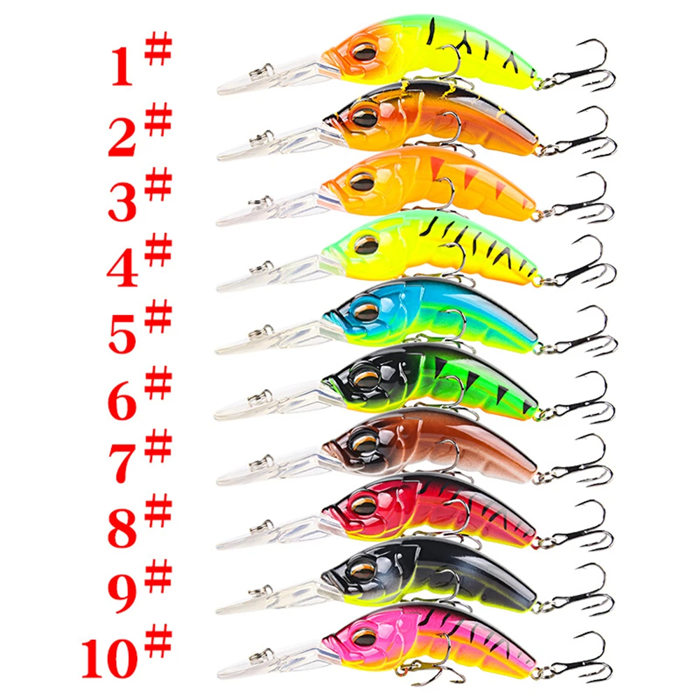 1 pz Minnow Fishing Lure 12.2cm 14.5g Floating Hard Wobbler Bait Crankbait Carp Striped Bass Pesca attrezzatura da Pesca SwimBait