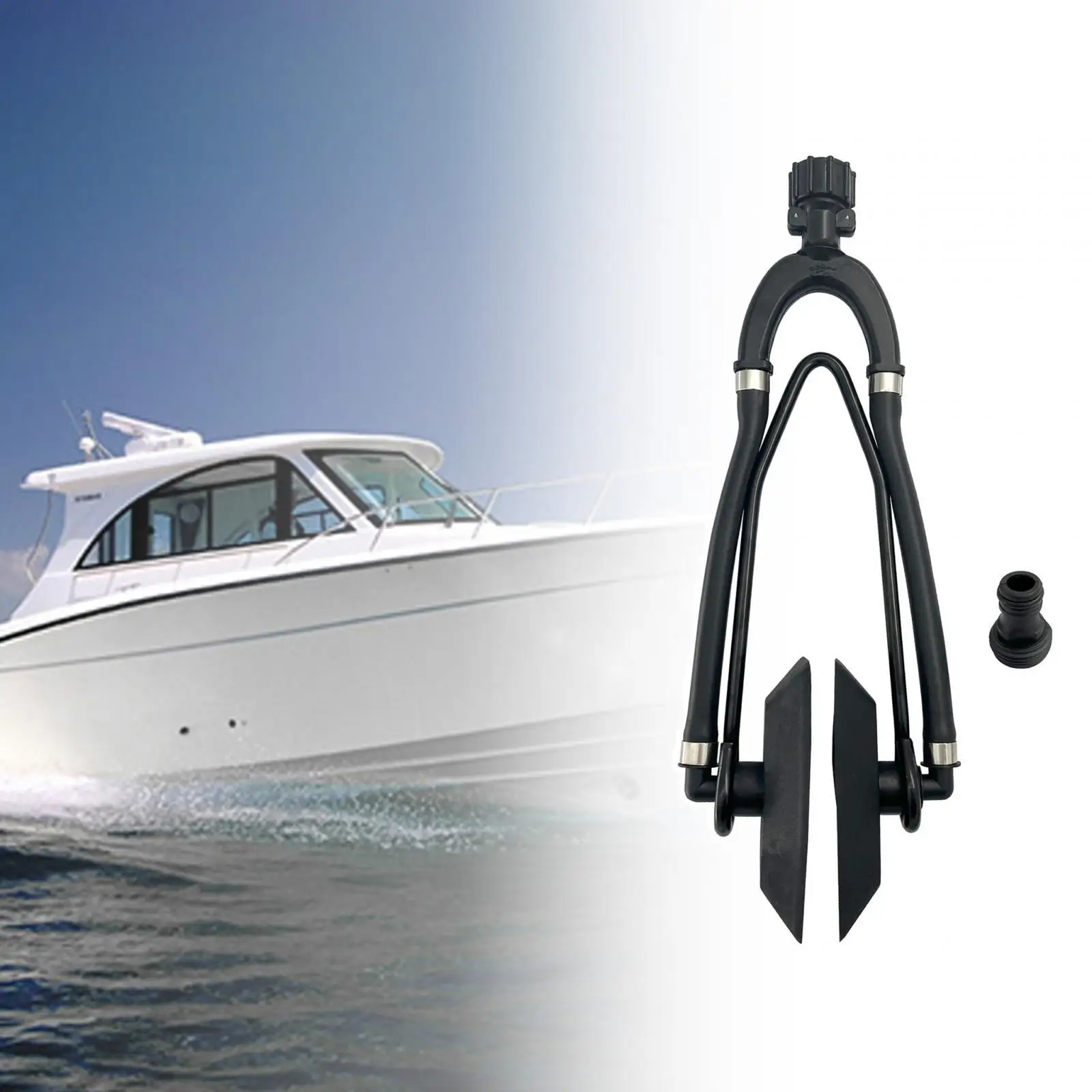 Motor Flusher for Boats Universal Connects to Water Hoses Ear Cleaning Ear Muff Dual Water feed Motor Flusher