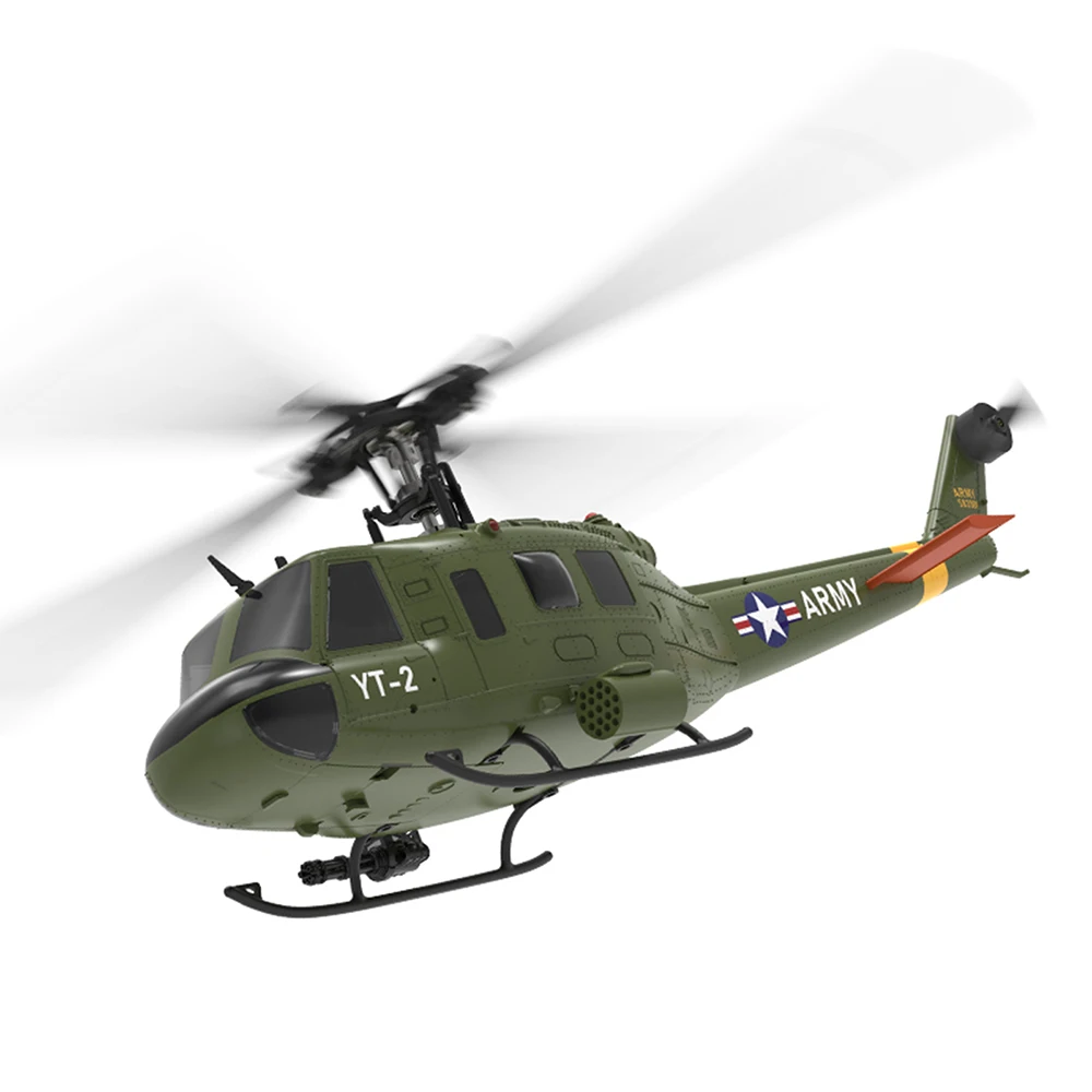 YUXIANG F07 UH-1 Aileronless Helicopter 2.4G 6CH Dual Motor 6-axis Gyro RC Airplan