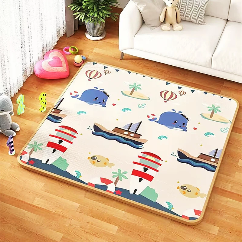 Thicken Playmat EPE Foam Crawling Carpet Baby Play Mat Blanket Children Rug for Kids Educational Toys Soft Activity Game Floor