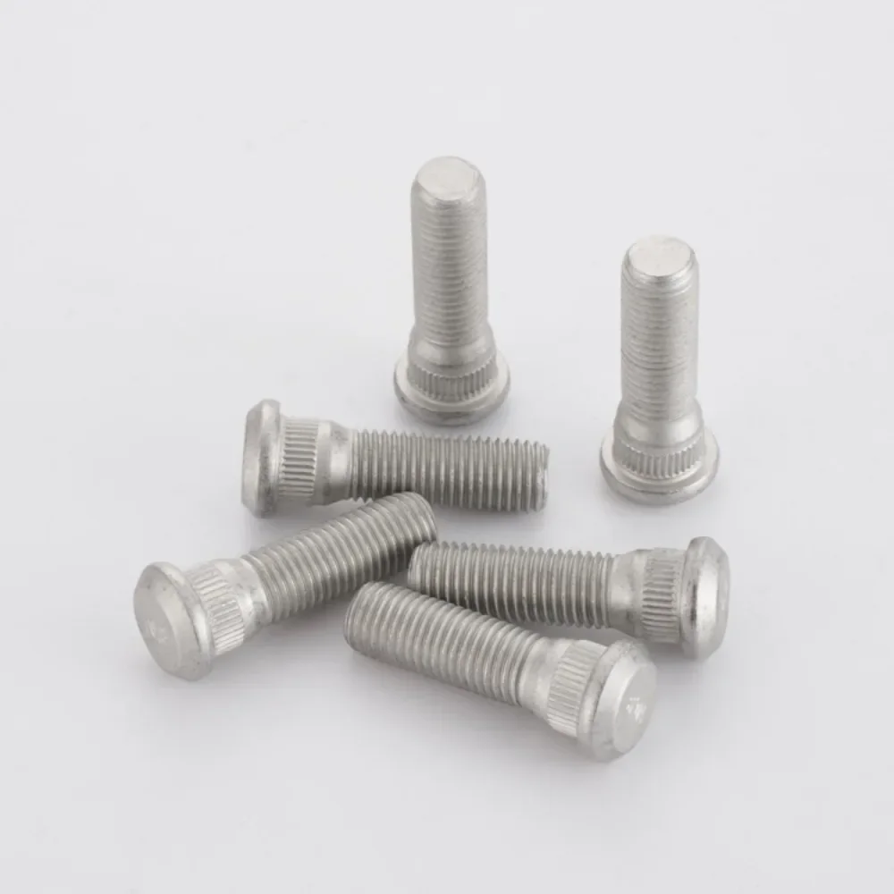 1pc Wheel Hub Spline Bolts Screws M12x1.25 | Knurl Diameter 12.3/14.3mm | Length 55mm | Grade 10.9