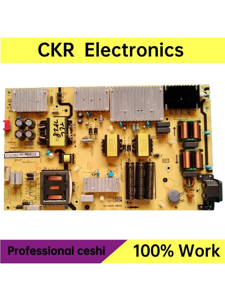 Carte d'alimentation d'origine pour TCL, 75D6, 75V2, 75L8, 65C8, C10, 40-L302W4-PWD1CG, 40-L302W4-PWC1CG