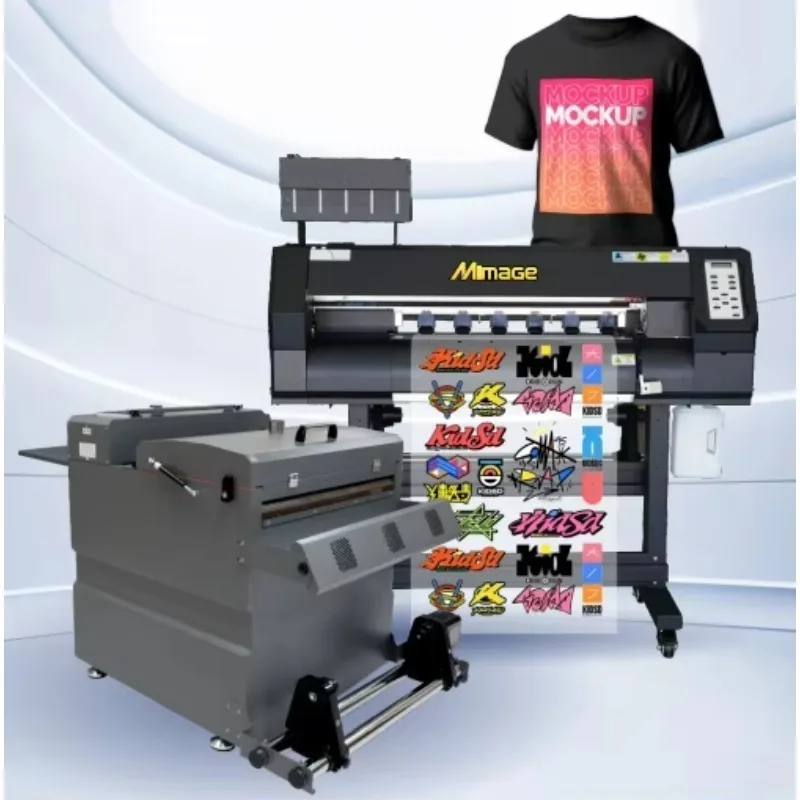 【Bestselling】【BestSelling】Hot Sell Mimage 60cm DTF Printer Direct to Film 2Head I3200A1/i1600/XP600 T-shirt Uniform Logo Customi
