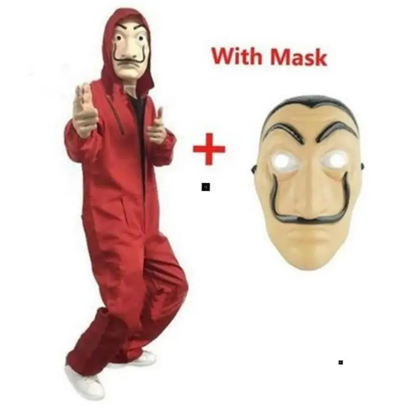 أزياء House of Paper Dali التأثيرية للهالوين لسرقة المال ملابس نسائية للمسرح العرقي لخريف 202 بدون علامة تجارية مسجلة #5