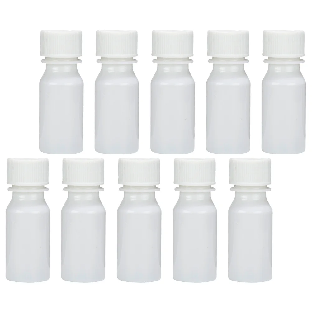 

30 Pcs 20ml Reagent Bottle Storage Sample Liquid Sealing The Pet Container Travel