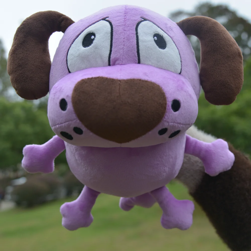 Cartton roxo cão brinquedos de pelúcia animais bonitos bonecas fofas kawaii cão coisas brinquedo plushie presentes de aniversário