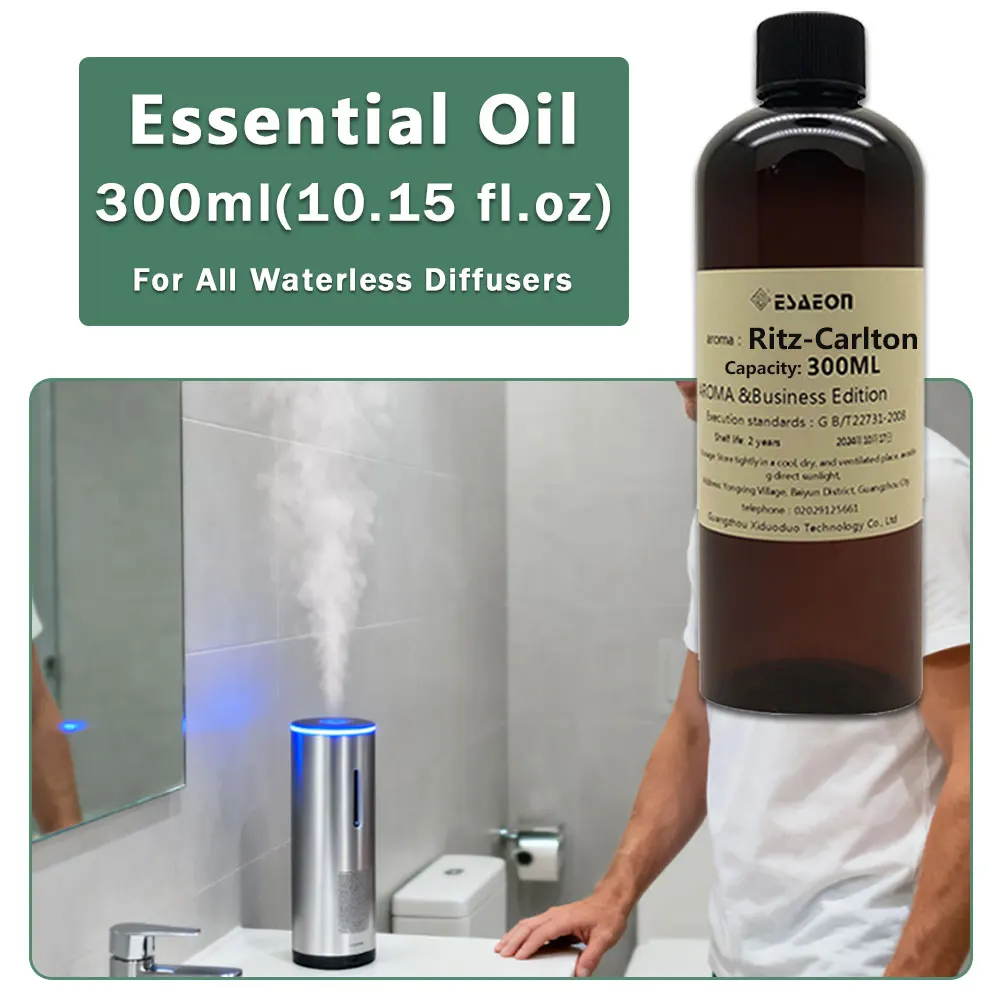 ESAEON Aroma Diffuser Oil - Aromatic Essential Oil For Waterless Aromatherapy Machines, Ritz-Carlton/Cedar - 300ML (10.15 fl.oz)