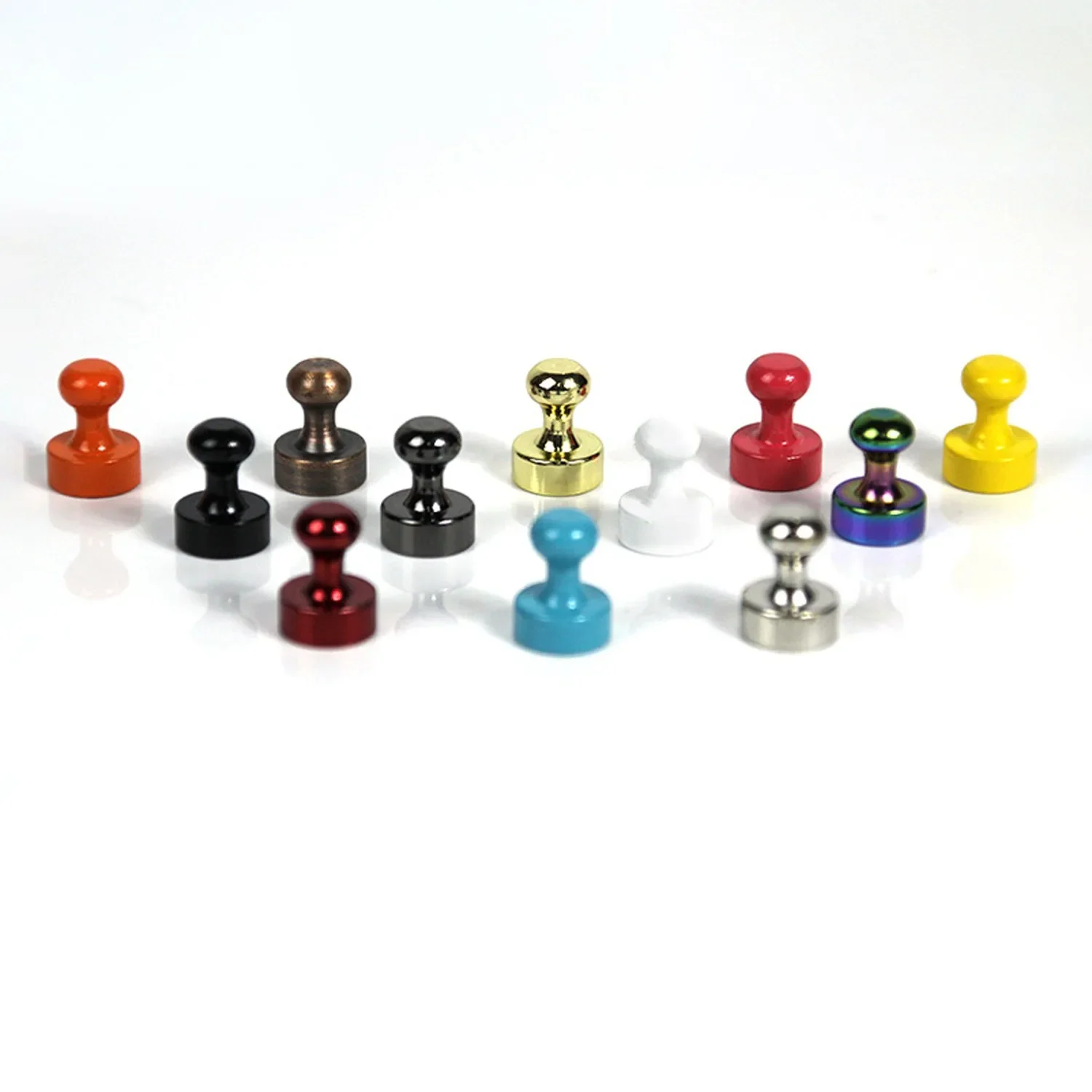 

Neodymium Magnet Super Strong Multicolor Push Sucker Thumbtack Durable Steel Magnetic Pushpins Pin for Refrigerator Whiteboard