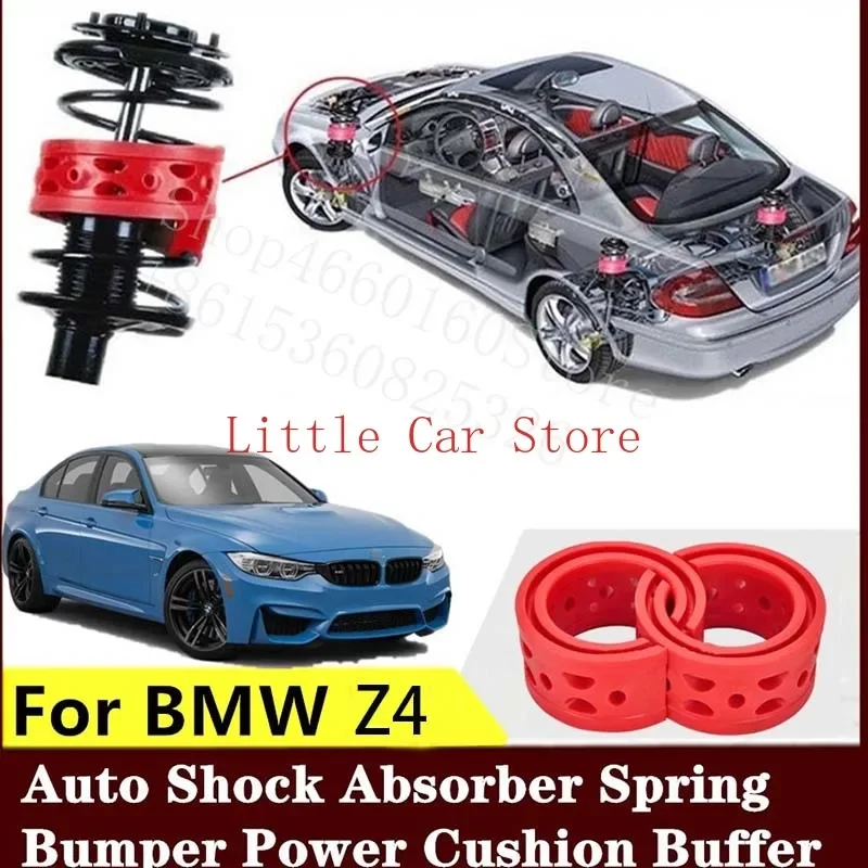 For BMW Z4 2PCS Front Rear Suspension Shock Bumper Spring Coil Cushion Buffer