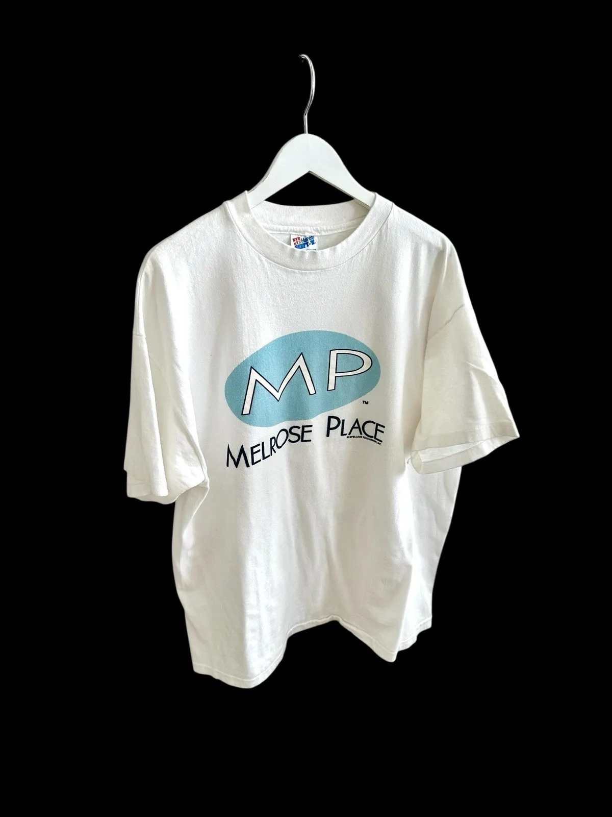 Винтажная футболка Melrose Place для взрослых, ТВ-шоу, хитовое драматическое шоу 90-х годов, белый размер XL Винтажная футболка Melrose Place для взрослых, ТВ-шоу, хитовое драматическое шоу 90-х годов, белый размер XL