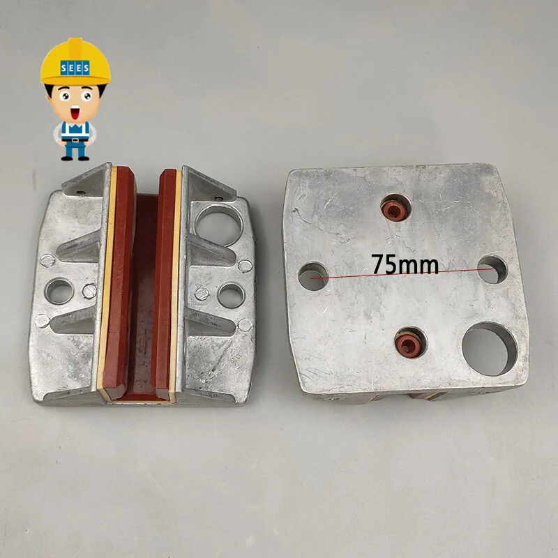 SEES 59370732 Elevator Sliding Guide Shoe Use for 5200 5500 Length 100mm Groove Width 10/16mm 1LOT=1PCS