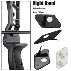 Archery Plastic Arrow Rests, Right Hand Recurve Bow, Target Practice, Hunting Shooting, Targeting Accessories, 5 Pcs, 10Pcs
