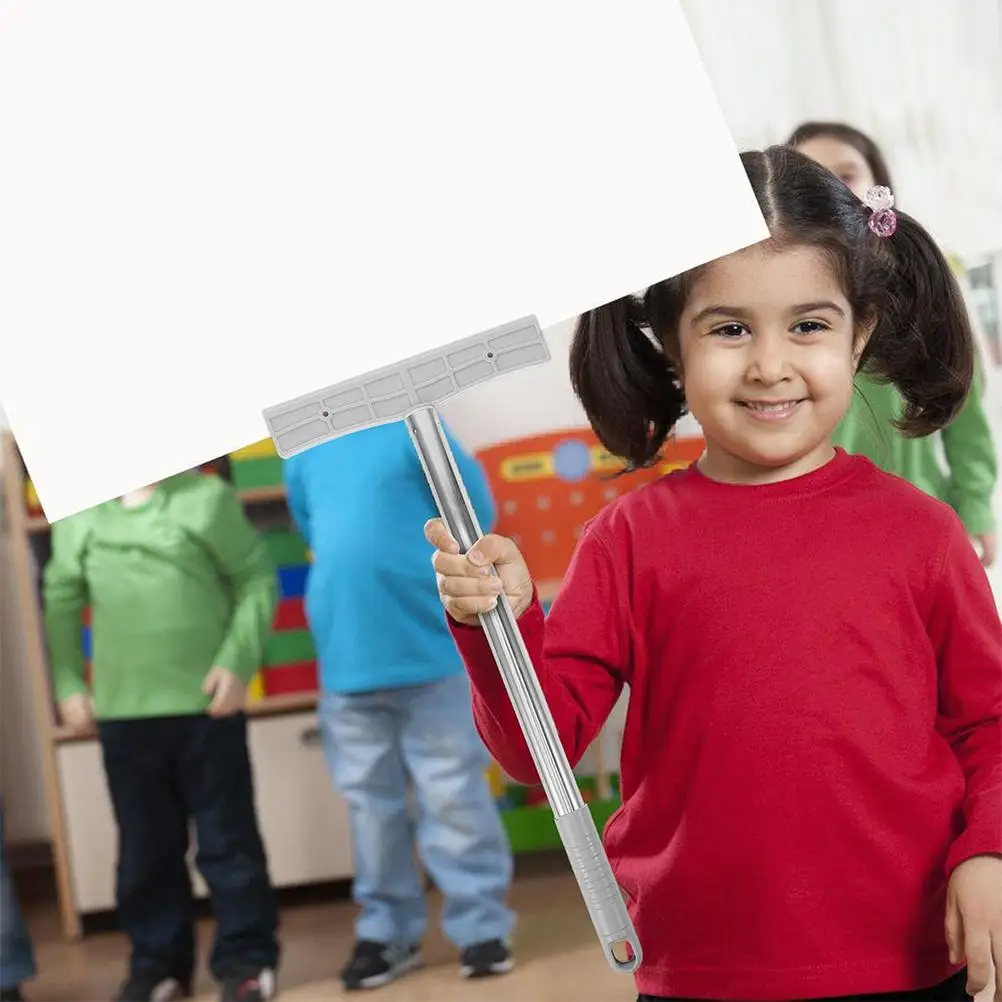 4-teiliger Schilderhalter, Stange, Edelstahl, Display, Handstab, Parade, Plakat, Banner, Ständer, Rack für Protest, Veranstaltung, Werbetafel