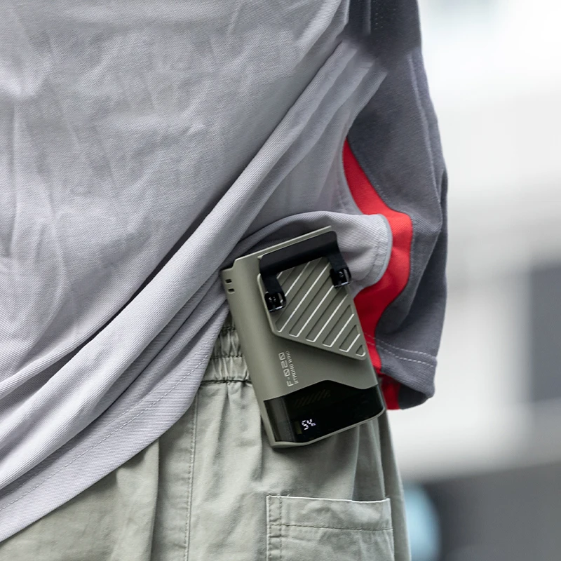 

2025 Portable USB -Speed Waist Fan For Outdoor Construction New Cross-Border High-Tech With Core Motor Component