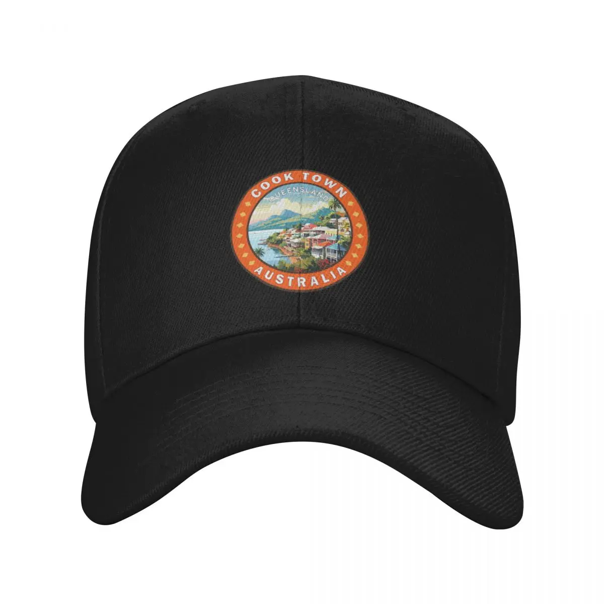 Fashion Cooktown Queensland Australia Travel Art Badge baseball cap Urban Casual Sharp Visors