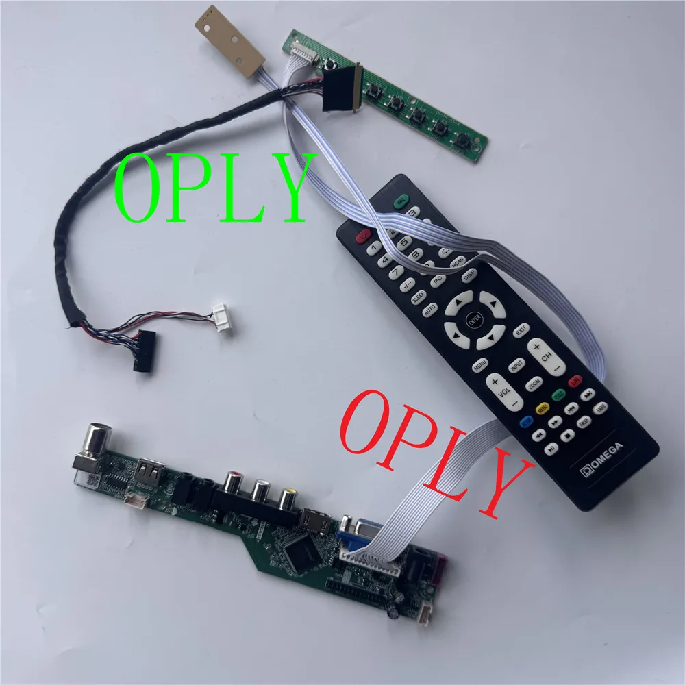 AV VGA Audio LED Screen monitor DIY TV Controller board kit for LG LP173WD1 LP173WD1-TLA1 1600X900 17.3